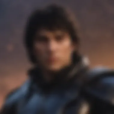Berserk 1997: Enigmatic Protagonist Brooding protagonist in the shadows