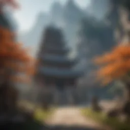 Mystical Daoist Temple in the Mountains
