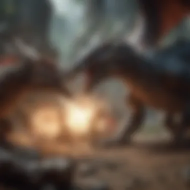 Epic Battle Between Dragons and Heroes