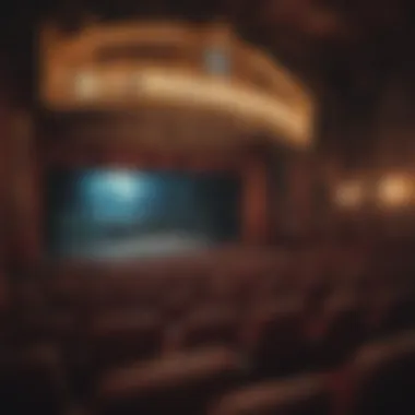 Whimsical Vintage Theater Showing Studio Ghibli Classics