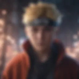 Ethereal Illustration of Boruto