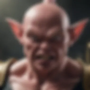 Majin Buu's menacing presence in the saga