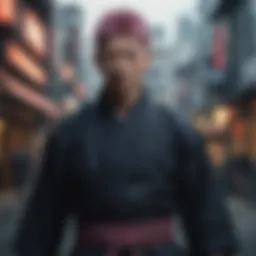 Artistic representation of key characters in Jujutsu Kaisen Vol 0