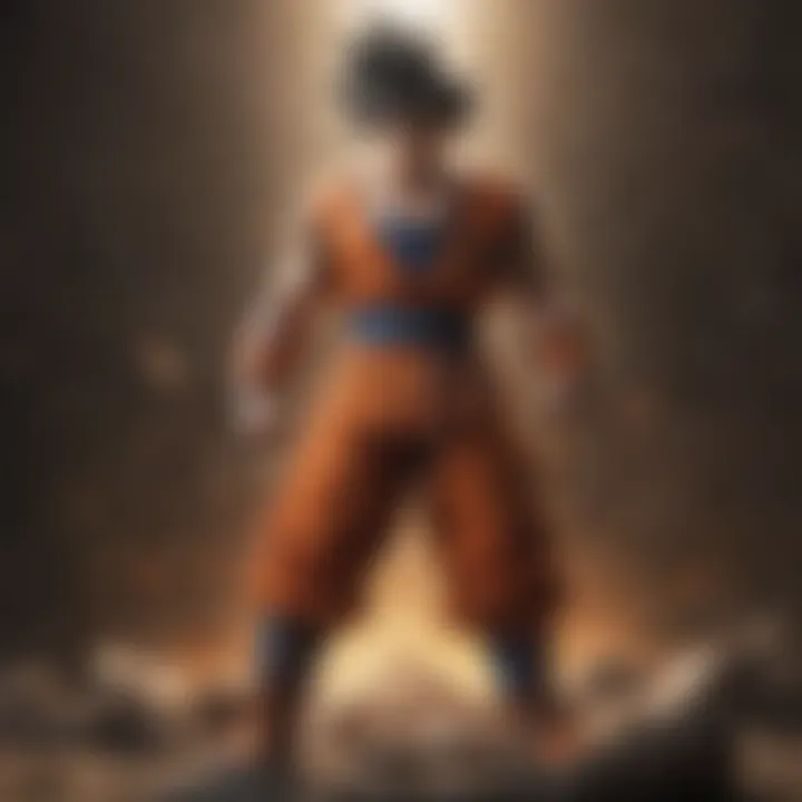 Goku Achieving New Power Level