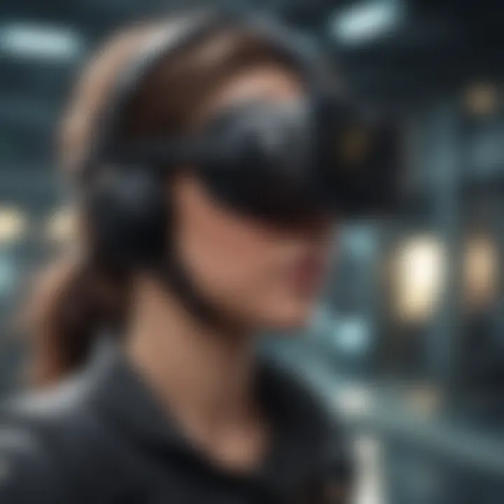 A captivating narrative moment from an Oculus Quest 2 game drawing players into its story