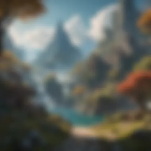 Concept art of a fantasy world funded through crowdfunding