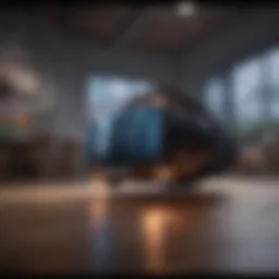 Virtual reality gameplay showcasing immersive environments