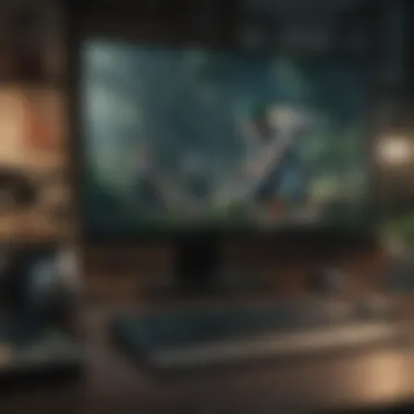 Streaming Platforms for My Hero Academia An illustration showcasing a computer screen with various streaming platforms featuring My Hero Academia.