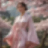 Ethereal Elegance in Blossom Robes