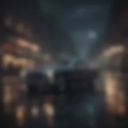 Mysterious Film Noir Scene