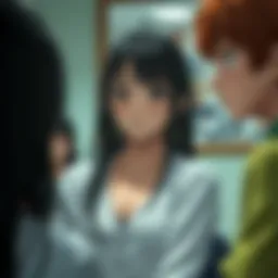 A captivating scene from a popular dubbed anime series on Hulu