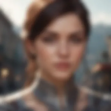 Visually Stunning Character Customization Interface