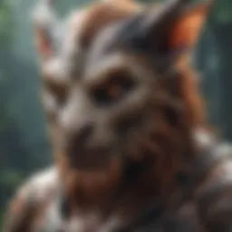 Digital Artistic Representation of a Mythical Creature