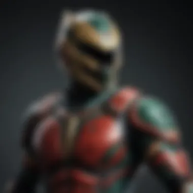 Artwork depicting the unique design of Kamen Rider Amazon's suit