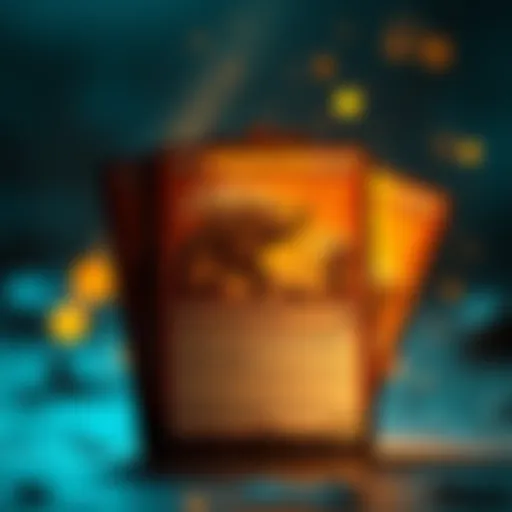 Innovative Card Design in the Latest Set Artistic representation of a new card design showcasing unique mechanics