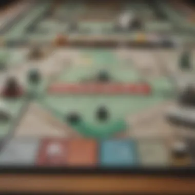 Gameplay Experience of Monopoly A group of friends engaged in a lively Monopoly game session