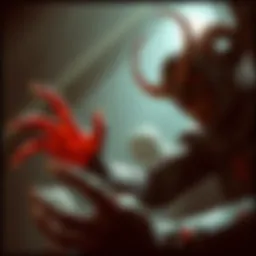 A dramatic scene featuring Morbius in action, showcasing his supernatural abilities.