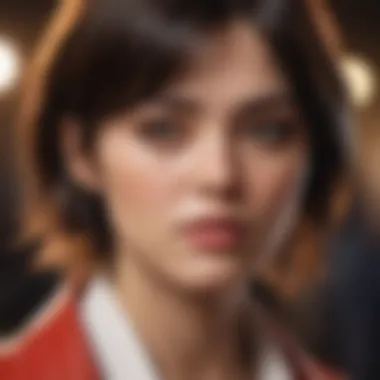 Character Designs in 'My Secret Romance' A detailed close-up of character designs that exemplify the unique style of the comic.
