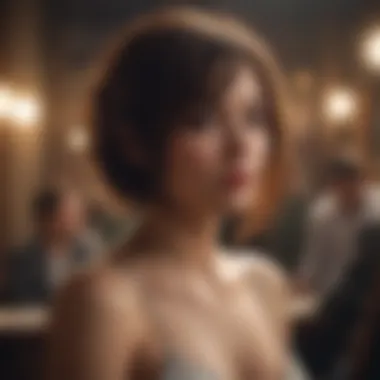 Narrative Techniques of 'My Secret Romance' An artistic representation showcasing the intricate narrative techniques of the comic.