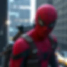 A captivating scene from Spider-Man: Far From Home showcasing the protagonist's journey.