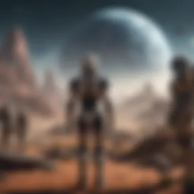 Interstellar Diplomacy: Unity Amidst Diverse Species Alien Species Gathering at Galactic Summit