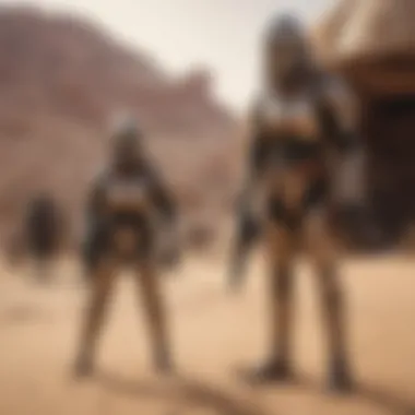 Alien Bounty Hunter's Encounter on Tatooine