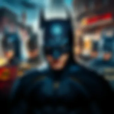 Collage of various Batman series from different eras