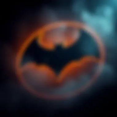 Iconic Batman symbol representing the franchise's legacy