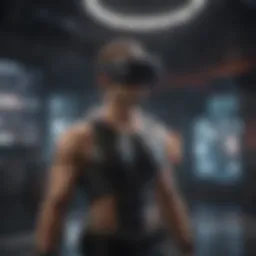 An immersive VR gaming landscape showcasing various game environments.