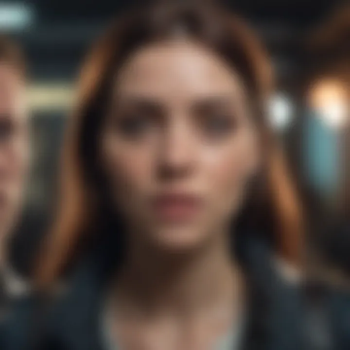 A still from a contemporary horror film that highlights its innovative storytelling.