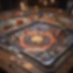 An engaging board game setup with colorful pieces and a captivating board