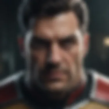 An illustration depicting the psychological turmoil faced by a well-known DC antagonist.