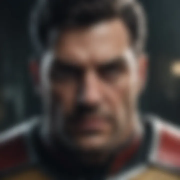 An illustration depicting the psychological turmoil faced by a well-known DC antagonist.