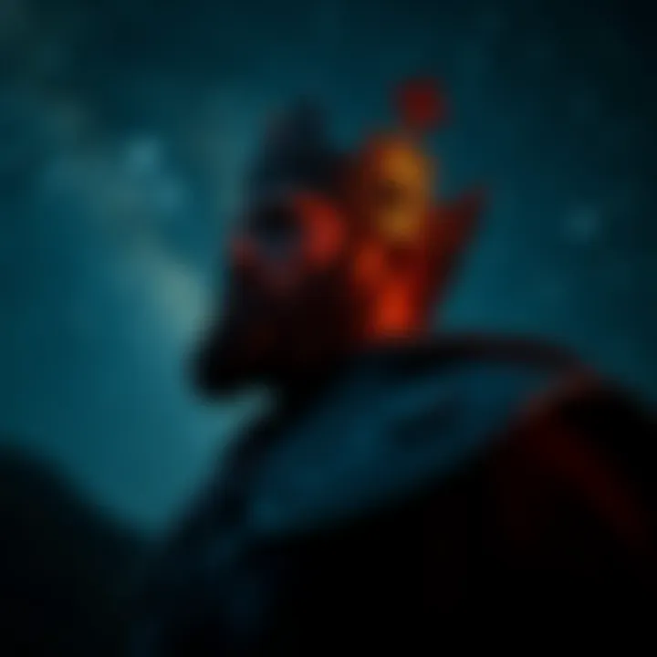 Immortal King Under the Stars Visual of the Immortal King reflecting on his journey under a night sky