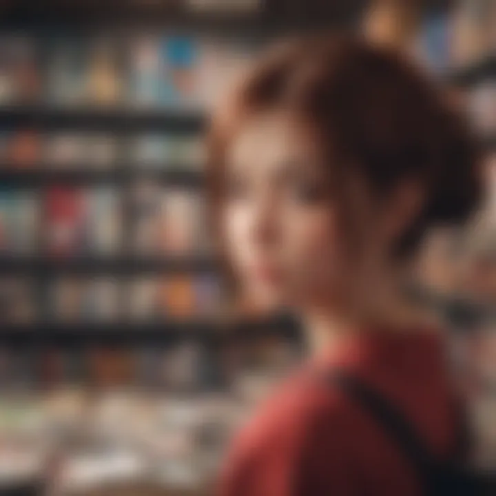 A vibrant illustration showcasing various manga genres