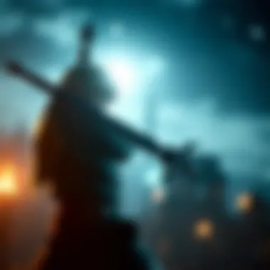 Link wielding the Master Sword during battle