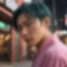 Saiki K character contemplating his surroundings