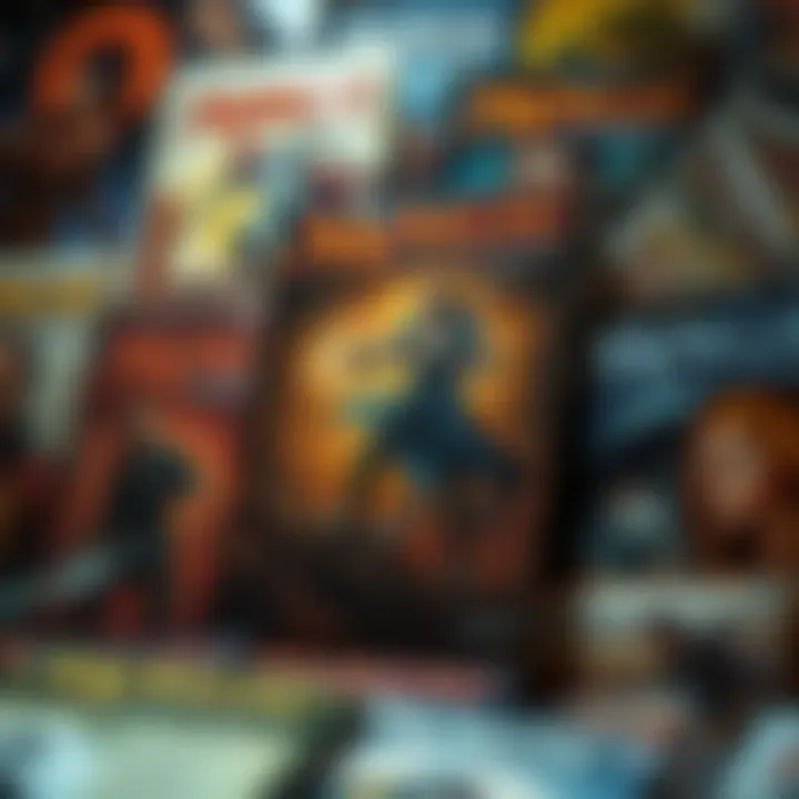 A collage of notable comic book covers related to Magic: The Gathering