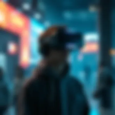 A futuristic vision of virtual reality in cinema and entertainment.