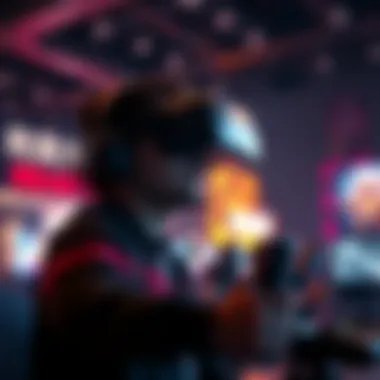 The Cultural Impact of VR in Gaming An artistic representation of VR's cultural impact in gaming.