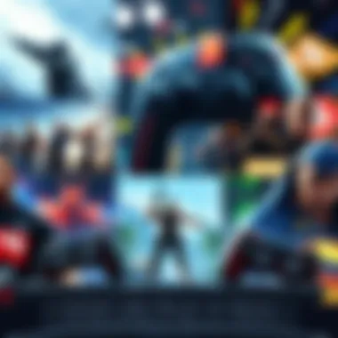 A vibrant collage highlighting various genres of PlayStation games