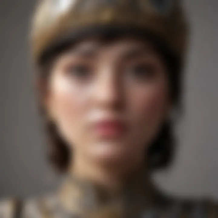 Close-up view of a valuable pop figure with intricate detailing
