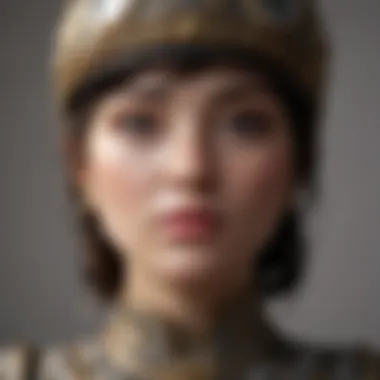 Intricately Designed Valuable Pop Figure Close-up view of a valuable pop figure with intricate detailing