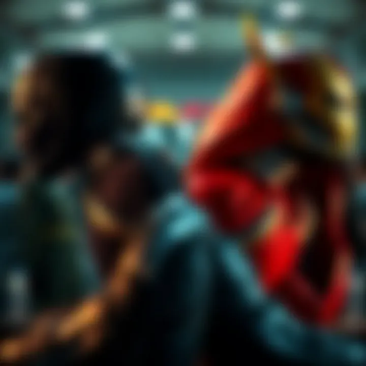 Characters shaped by covert partnerships within comic books