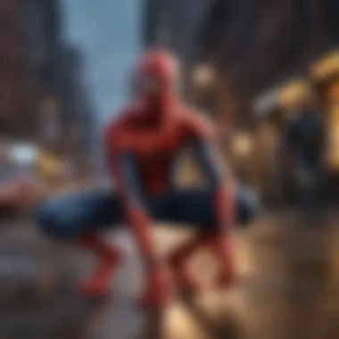 Key Characters in the Narrative Illustration depicting key characters from the Ultimate Spider-Man narrative