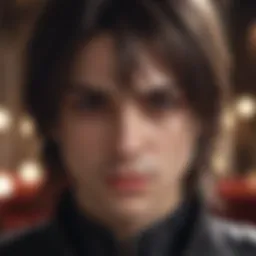 A dramatic scene showcasing the intensity of Vampire Knight's narrative.