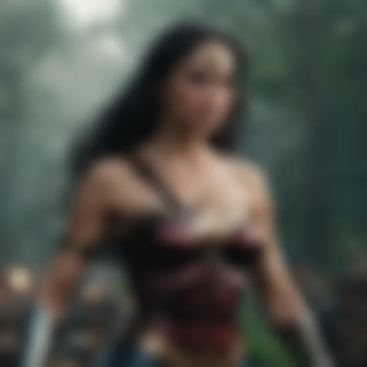 Wonder Woman's Amazonian Battle Attire