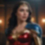 Wonder Woman's Classic Red, Blue, and Gold Armor