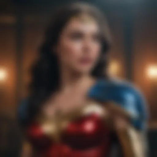 Wonder Woman's Classic Red, Blue, and Gold Armor