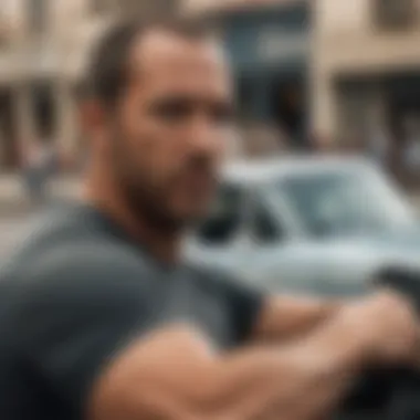 Character development arc visualized through key moments in Fast Five